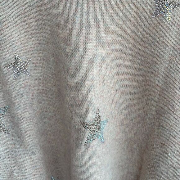 Zadig & Voltaire Markus stars 100% cashmere sweater - Picture 3 of 6